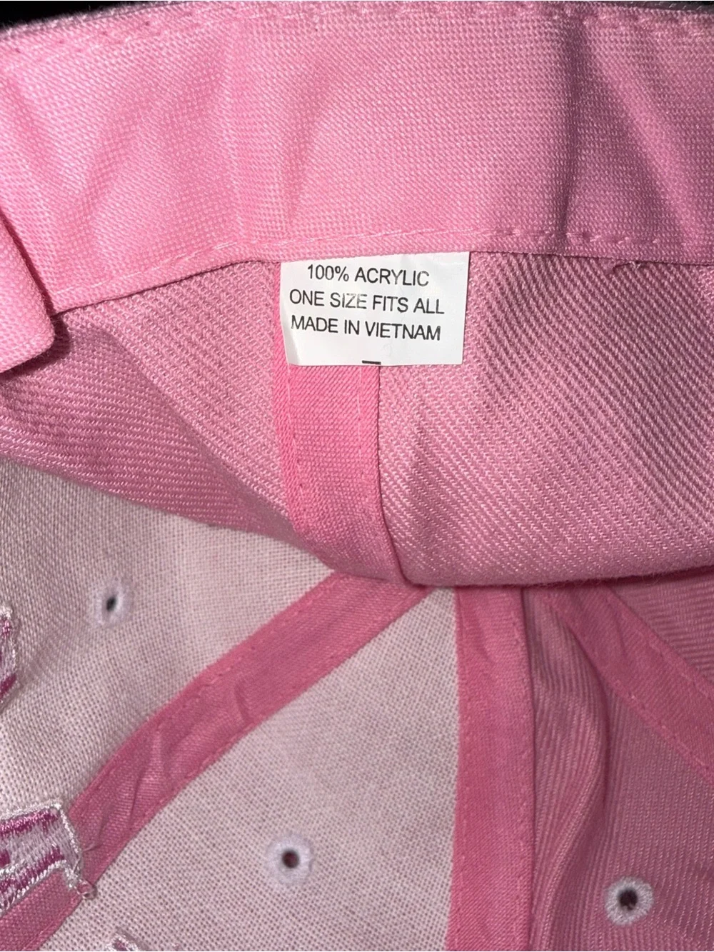 Pink Phi Mu Baseball Cap